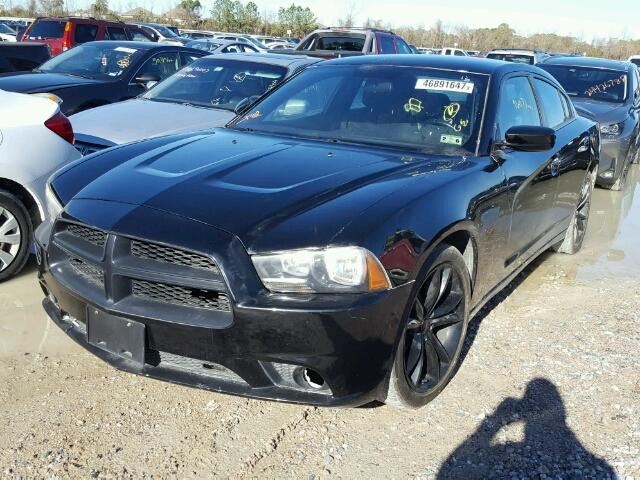 2C3CDXAT2CH183280 - 2012 DODGE CHARGER PO BLACK photo 2