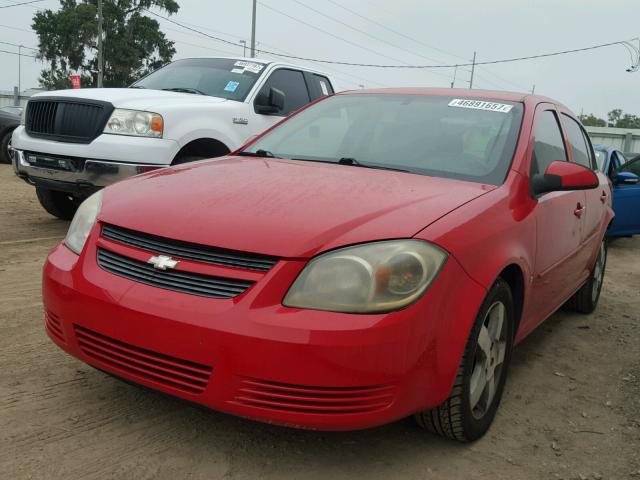 1G1AL58F387294944 - 2008 CHEVROLET COBALT LT RED photo 2