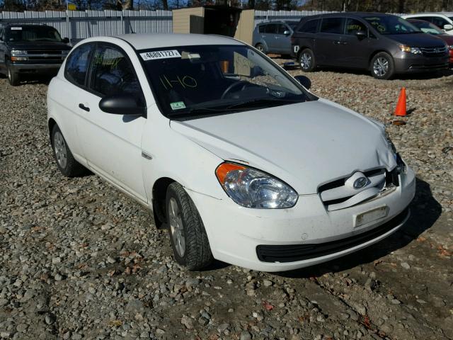 KMHCM36C59U137909 - 2009 HYUNDAI ACCENT GS WHITE photo 1