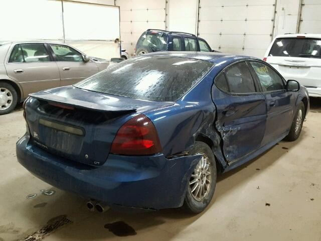 2G2WS522241370820 - 2004 PONTIAC GRAND PRIX BLUE photo 4