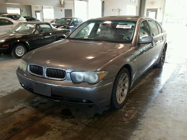 WBAGN63494DS48194 - 2004 BMW 745 LI Күміс фото 2