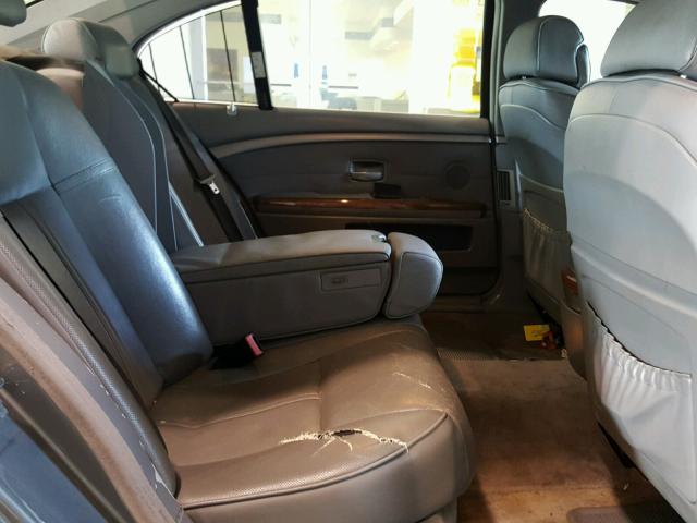 WBAGN63494DS48194 - 2004 BMW 745 LI Күміс фото 6
