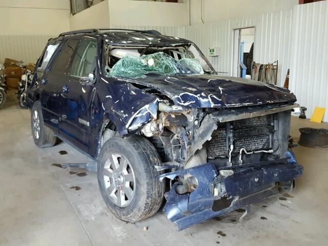 1FMFU15528LA16943 - 2008 FORD EXPEDITION BLUE photo 1