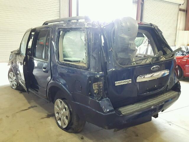 1FMFU15528LA16943 - 2008 FORD EXPEDITION BLUE photo 3