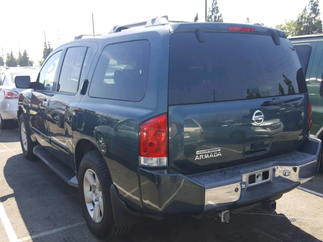 5N1AA08A94N731724 - 2004 NISSAN ARMADA SE GREEN photo 3