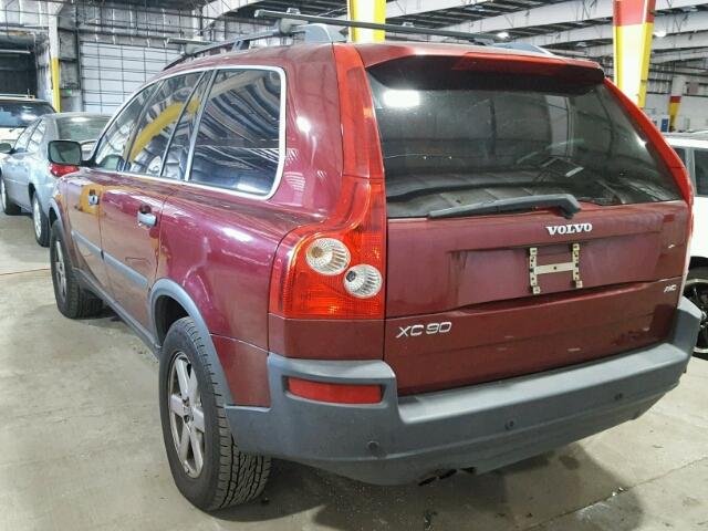 YV4CZ592X61268493 - 2006 VOLVO XC90 RED photo 3