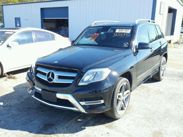 WDCGG5HB2FG365691 - 2015 MERCEDES-BENZ GLK 350 BLACK photo 2