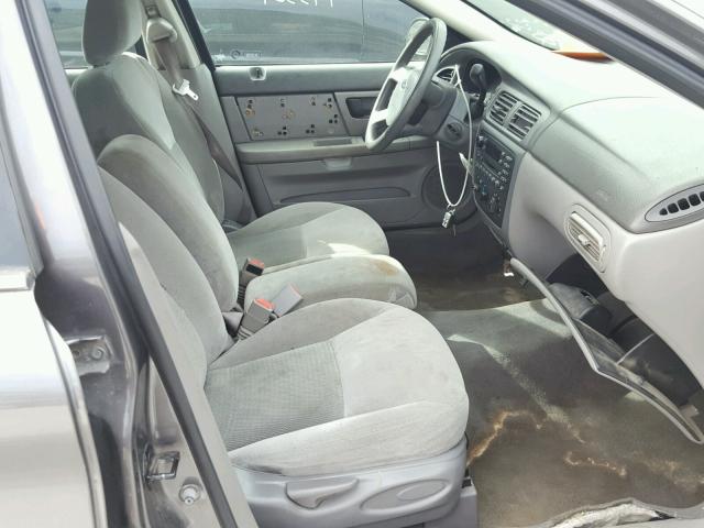 1FAHP58U54A170329 - 2004 FORD TAURUS SE GRAY photo 5