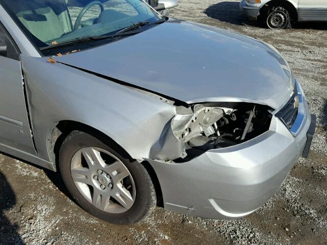 1G1ZT58N17F200722 - 2007 CHEVROLET MALIBU LT SILVER photo 9