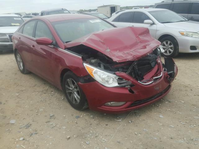 5NPEB4AC4DH506679 - 2013 HYUNDAI SONATA GLS MAROON photo 1