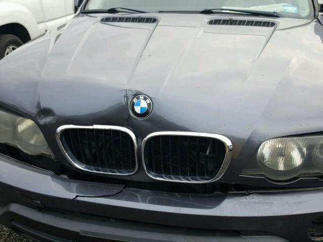 5UXFB33513LH40920 - 2003 BMW X5 4.4I BLACK photo 7