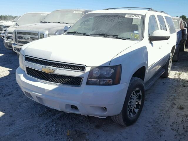 1GNGK56K09R189764 - 2009 CHEVROLET SUBURBAN K WHITE photo 2