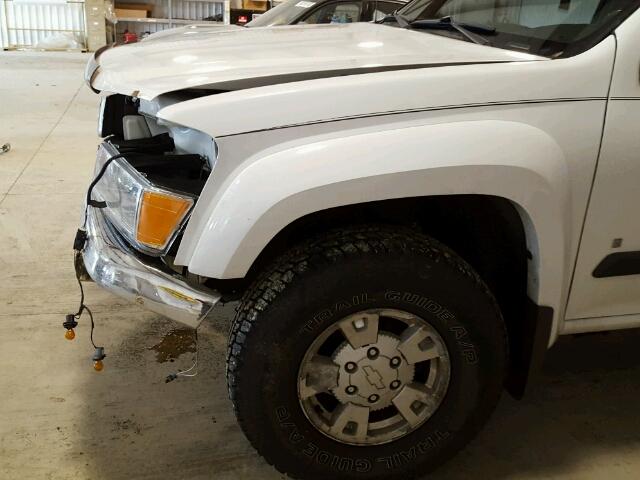 1GCDT136068243669 - 2006 CHEVROLET COLORADO WHITE photo 9