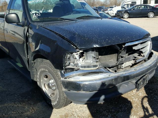 1FTZF1727YNA36799 - 2000 FORD F150 BLACK photo 9