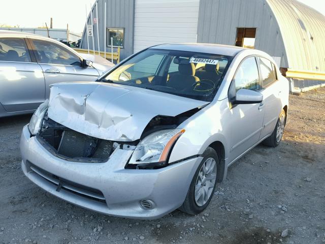 3N1AB6APXBL713963 - 2011 NISSAN SENTRA 2.0 SILVER photo 2