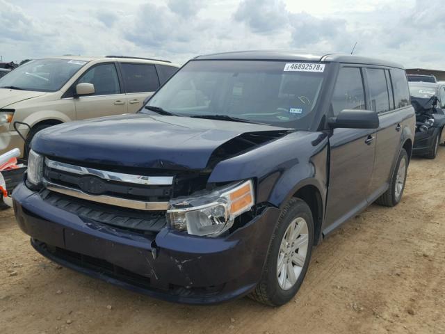 2FMGK5BC4BBD15264 - 2011 FORD FLEX SE BLUE photo 2