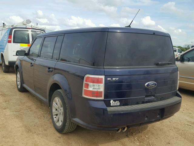 2FMGK5BC4BBD15264 - 2011 FORD FLEX SE BLUE photo 3