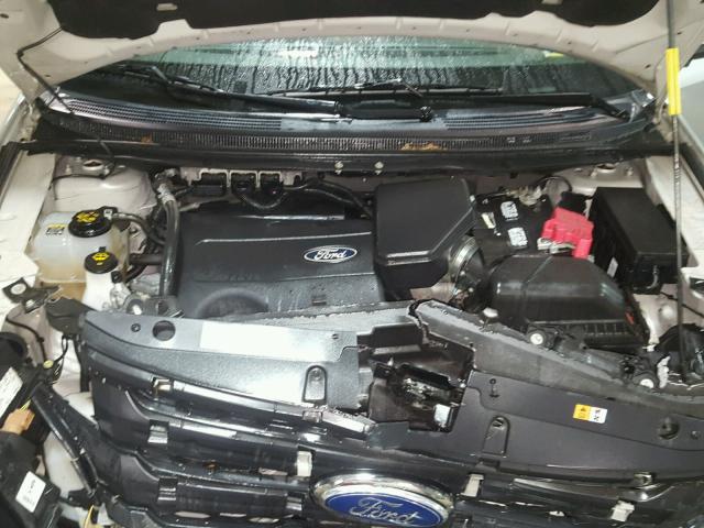 2FMDK4JC0EBB67374 - 2014 FORD EDGE SEL SILVER photo 7