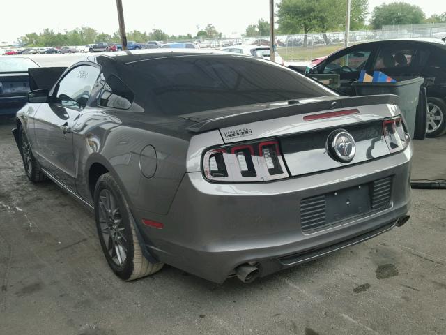 1ZVBP8AM8E5330822 - 2014 FORD MUSTANG CHARCOAL photo 3