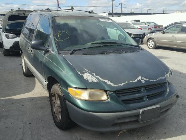 2B4GP45R7WR741833 - 1998 DODGE CARAVAN SE GREEN photo 1