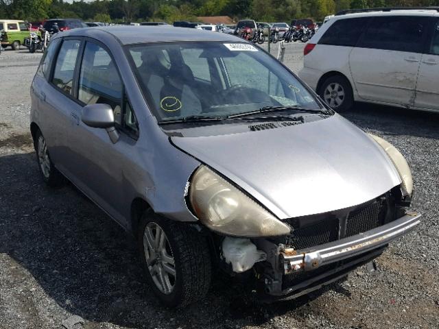 JHMGD37677S018877 - 2007 HONDA FIT S SILVER photo 1