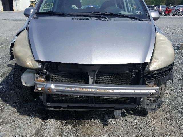 JHMGD37677S018877 - 2007 HONDA FIT S 银色 照片 9