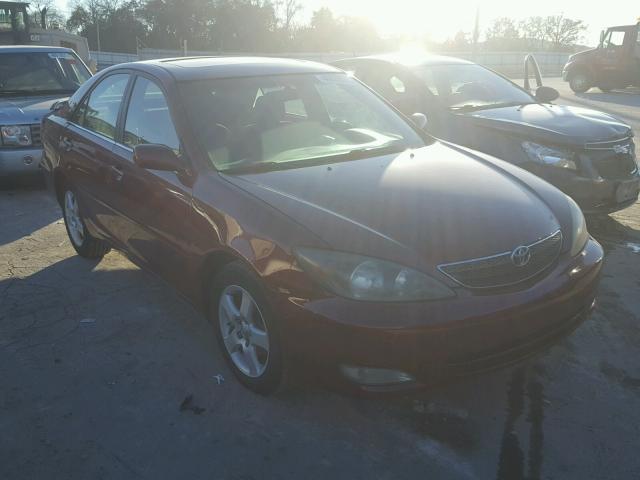 4T1BE32K54U301321 - 2004 TOYOTA CAMRY LE RED photo 1