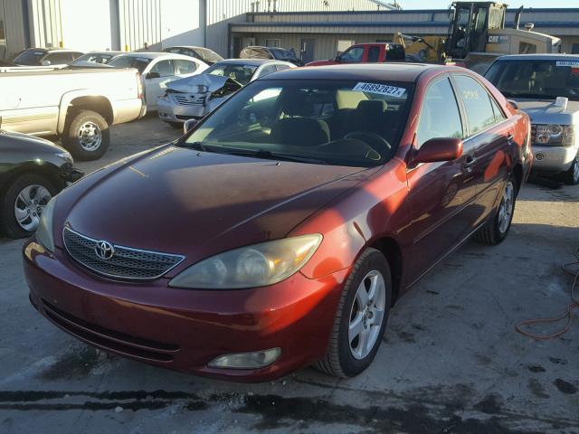 4T1BE32K54U301321 - 2004 TOYOTA CAMRY LE RED photo 2