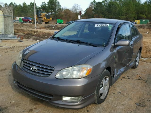 1NXBR32E33Z166031 - 2003 TOYOTA COROLLA CE GRAY photo 2