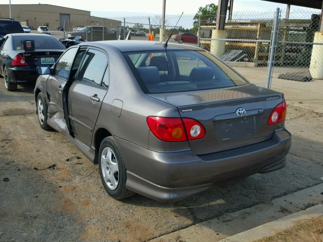 1NXBR32E33Z166031 - 2003 TOYOTA COROLLA CE GRAY photo 3