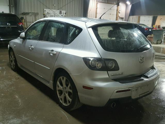 JM1BK344871647879 - 2007 MAZDA 3 HATCHBAC SILVER photo 3