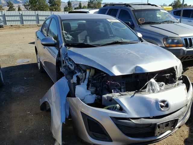 JM1BL1VGXB1401452 - 2011 MAZDA 3 I GRAY photo 1