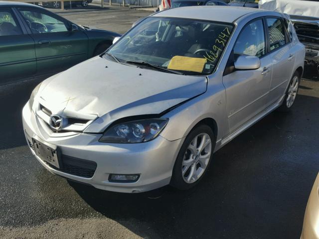 JM1BK344691188581 - 2009 MAZDA 3 S SILVER photo 2