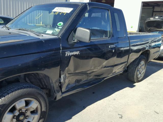 1N6DD26S6YC430293 - 2000 NISSAN FRONTIER K BLACK photo 9