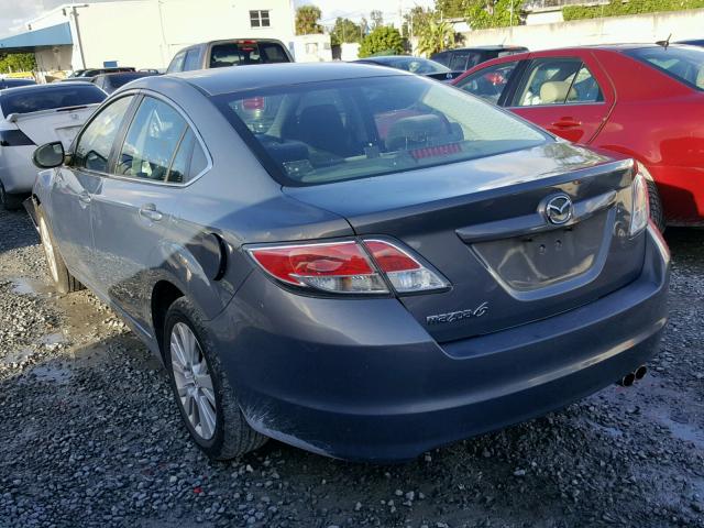 1YVHZ8CH2A5M31009 - 2010 MAZDA 6 I GRAY photo 3