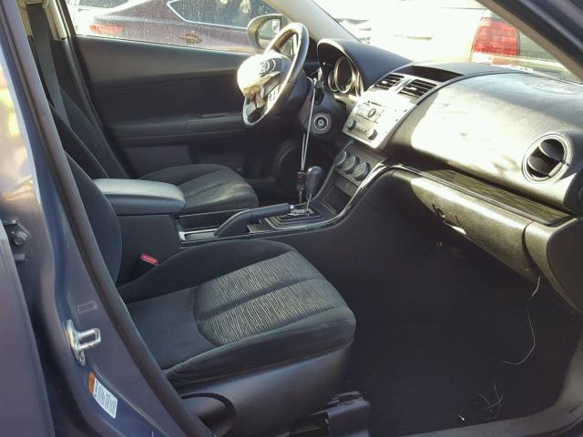 1YVHZ8CH2A5M31009 - 2010 MAZDA 6 I GRAY photo 5