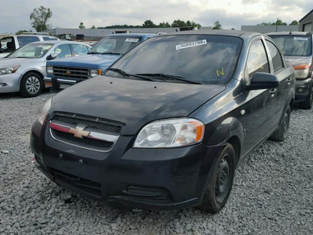 KL1TD56698B006462 - 2008 CHEVROLET AVEO BASE Қара фото 2