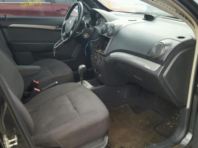 KL1TD56698B006462 - 2008 CHEVROLET AVEO BASE Қара фото 5