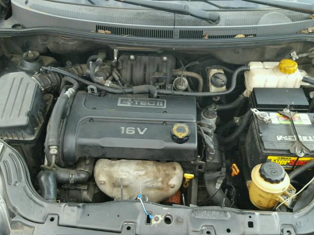 KL1TD56698B006462 - 2008 CHEVROLET AVEO BASE Қара фото 7