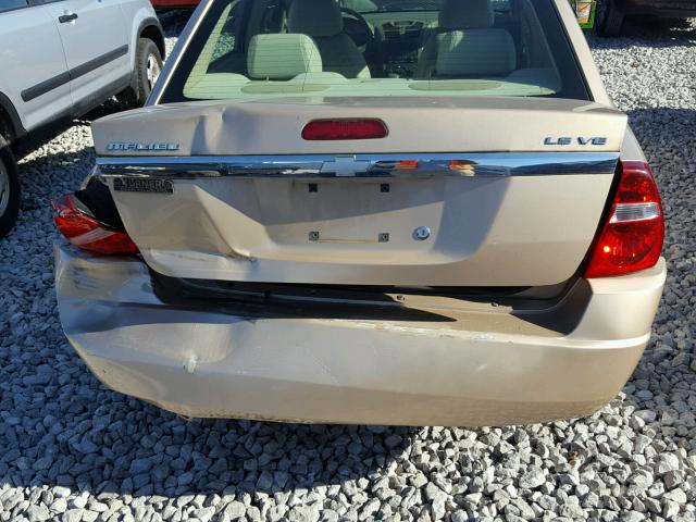 1G1ZT528X4F210972 - 2004 CHEVROLET MALIBU LS ბეჟი ფოტო 9