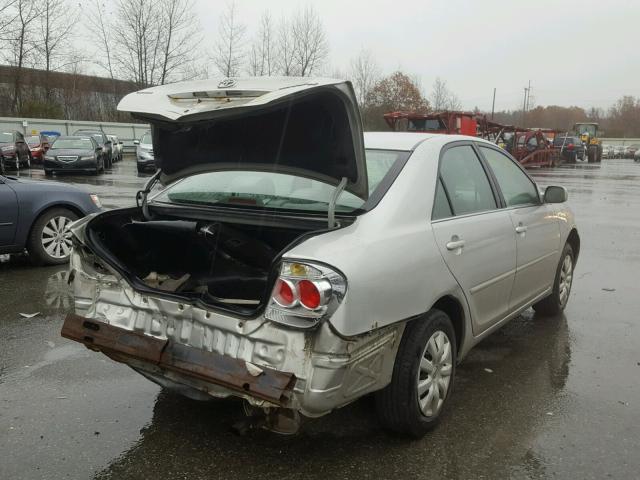 4T1BE32K36U144598 - 2006 TOYOTA CAMRY LE ვერცხლისფერი ფოტო 4