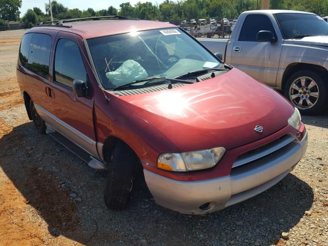 4N2ZN16T92D809425 - 2002 NISSAN QUEST SE RED photo 1