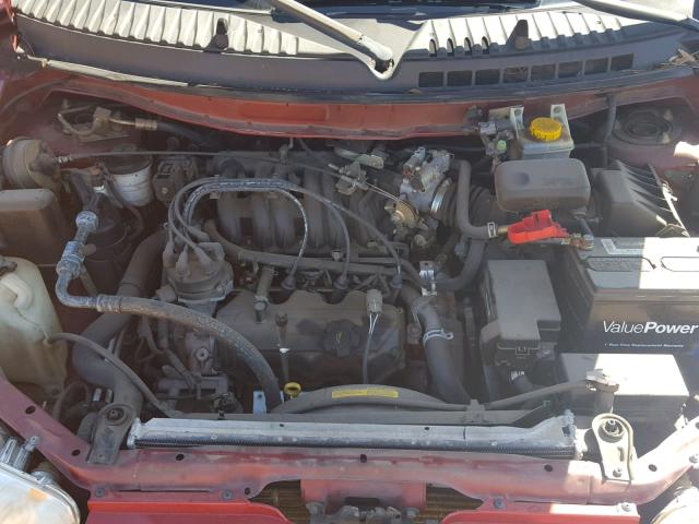 4N2ZN16T92D809425 - 2002 NISSAN QUEST SE RED photo 7