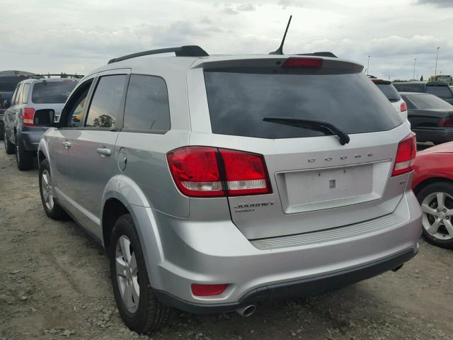 3C4PDDBG6CT260771 - 2012 DODGE JOURNEY SX SILVER photo 3