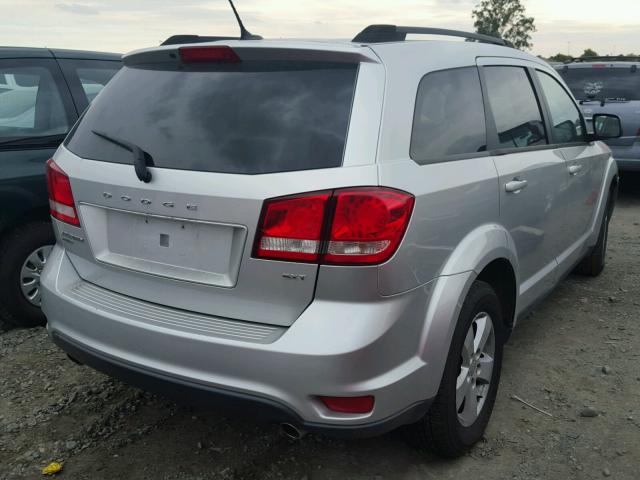 3C4PDDBG6CT260771 - 2012 DODGE JOURNEY SX SILVER photo 4