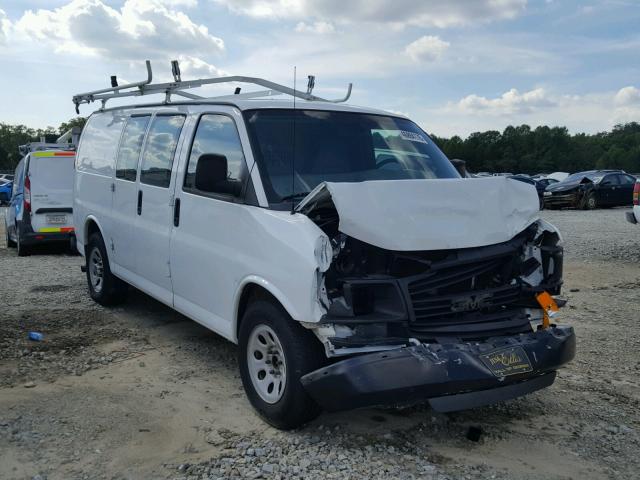 1GTS7AFX5D1187461 - 2013 GMC SAVANA G15 WHITE photo 1