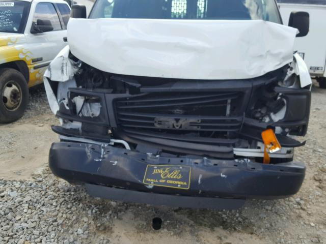 1GTS7AFX5D1187461 - 2013 GMC SAVANA G15 WHITE photo 9