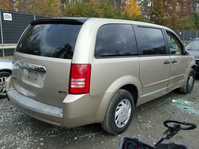 2A8HR44H68R707680 - 2008 CHRYSLER TOWN & COU GOLD photo 4