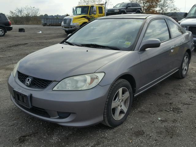 1HGEM22964L003069 - 2004 HONDA CIVIC EX GRAY photo 2