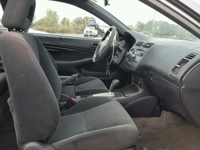 1HGEM22964L003069 - 2004 HONDA CIVIC EX GRAY photo 5